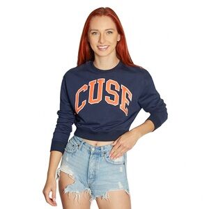 LOJO Syracuse CUSE Cropped Crewneck Sweatshirt